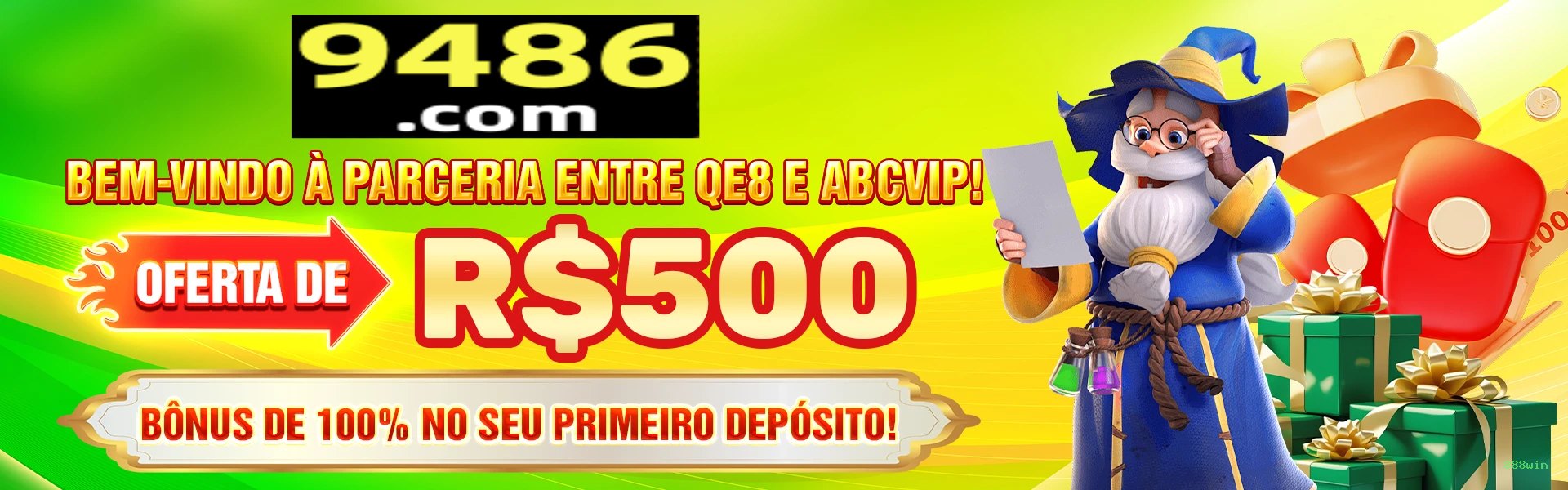 Bônus boas-vindas 888win R$100